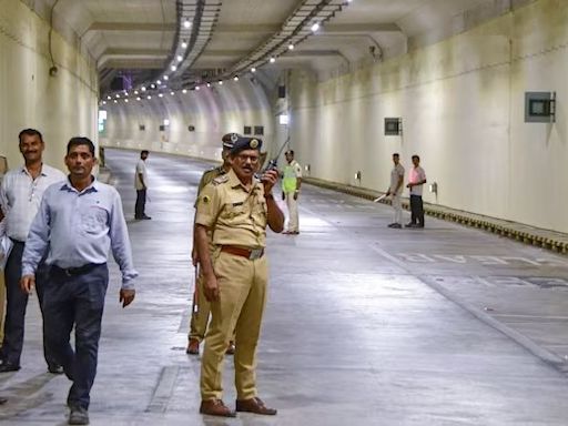 Mumbai coastal road tunnel seepage sparks concerns, CM Eknath Shinde conducts inspection