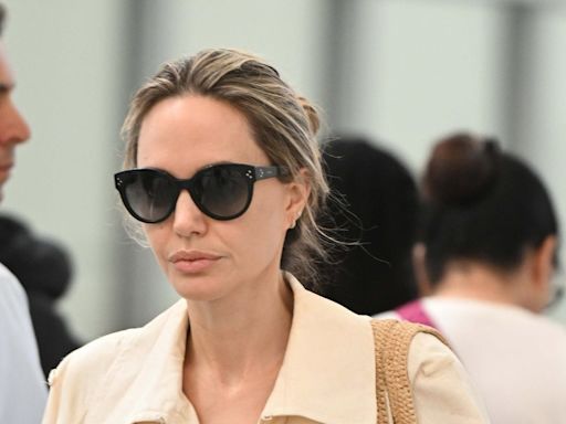 Angelina Jolie Trades Her Nude Pumps For A Surprising Shoe