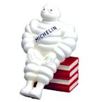 (I LOVE樂多) 法國輪知名胎品牌MICHELIN米其林指南陶器存錢桶 送人自用兩相宜喔