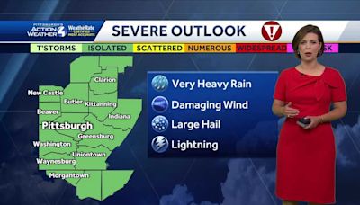 Memorial Day in Western PA, Pittsburgh to see rain, severe storms