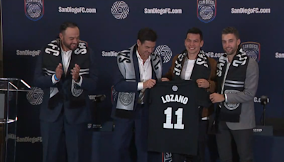 Hirving ‘Chucky’ Lozano introduced as newest member of San Diego FC