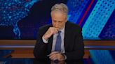 Visibly Overwhelmed Jon Stewart Pays Tribute to His Late Dog Dipper on ‘Daily Show’: ‘He Was Ready, but I Wasn’t’ | Video