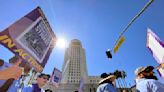 11,000 Los Angeles City Workers Initiate 24-Hour Strike, Picketing At City Hall, LAX Other Locations – Updated