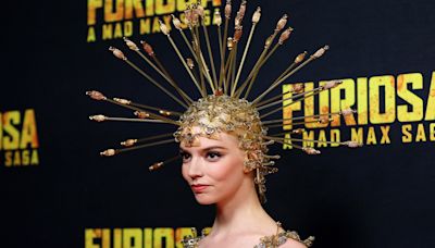 Anya Taylor-Joy Wears Sheer Dress Covered in Spikes to 'Furiosa' Premiere