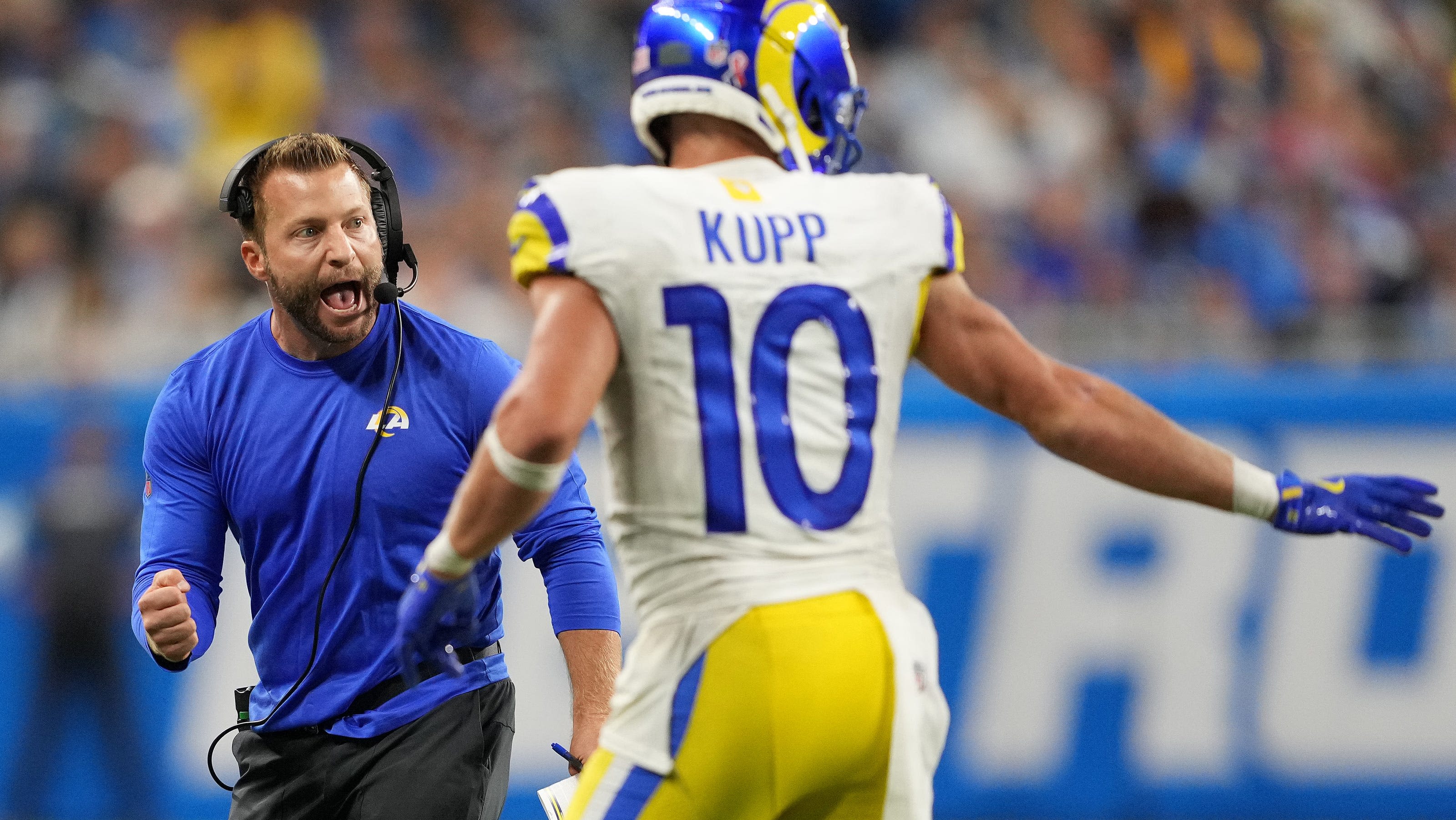 Sean McVay loved Cooper Kupp’s 'gutsy' and outstanding performance vs. Lions