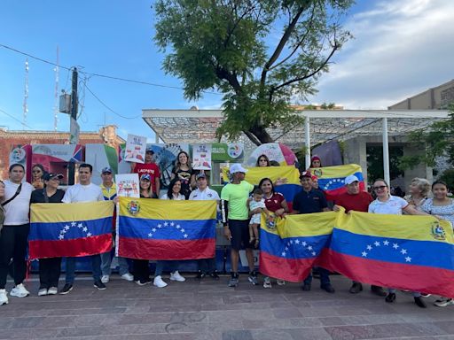 Desde Aguascalientes, se manifiestan por crisis en Venezuela