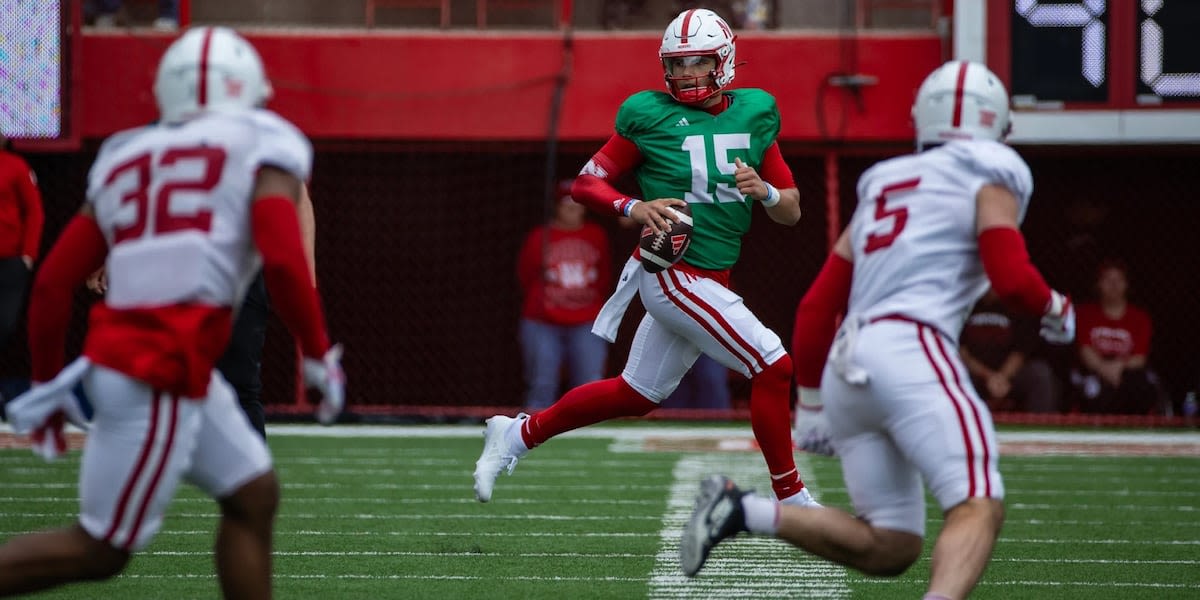 White team beats Red team in Nebraska Football Spring Game at Memorial Stadium