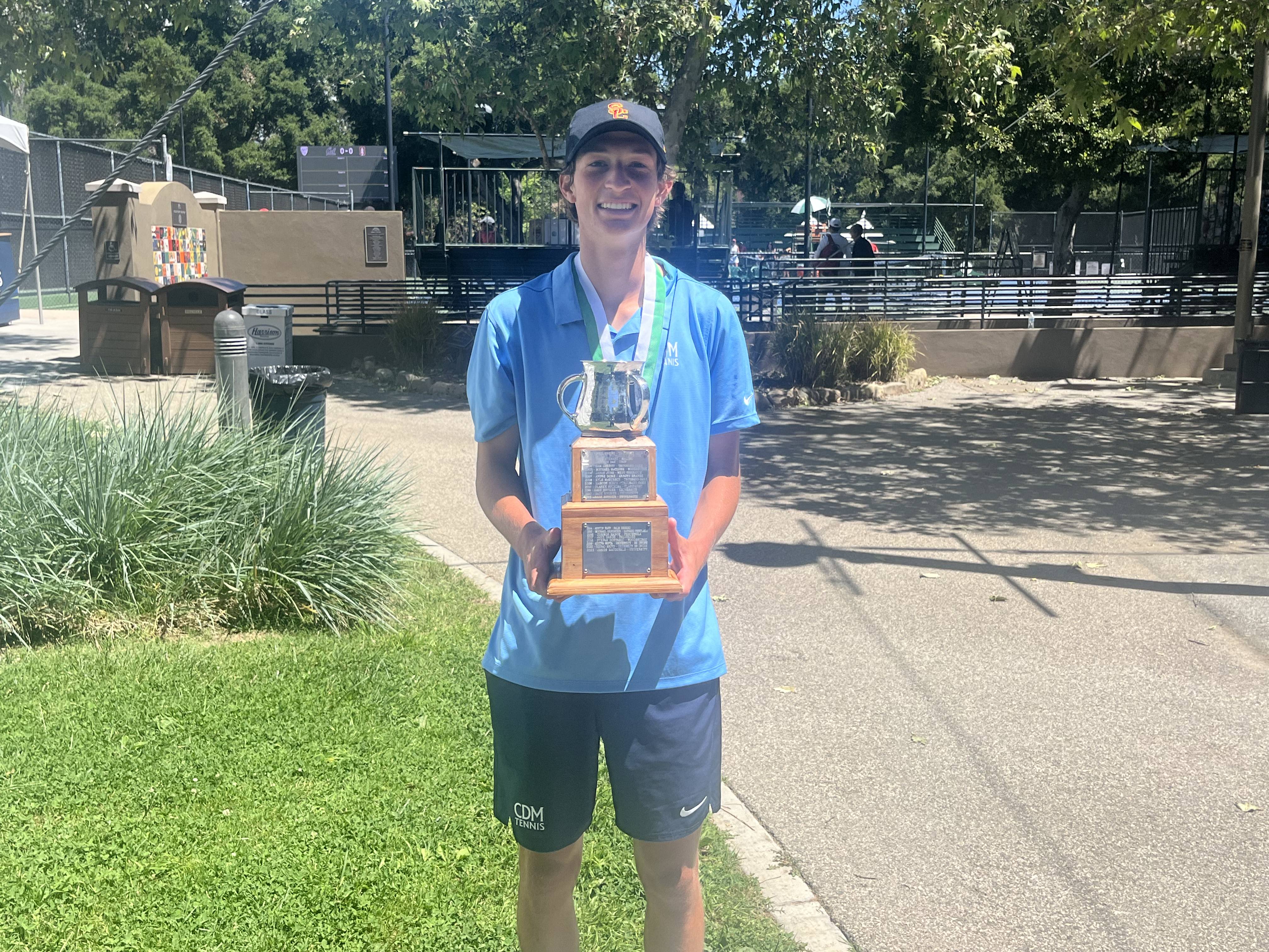 Corona del Mar's Niels Hoffmann wins prestigious Ojai Tournament tennis title