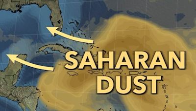 Massive cloud of Saharan dust is set to reach the US this week