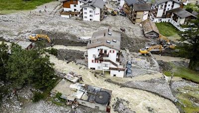 Caos en Suiza e Italia por lluvias