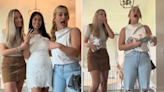 Watch two best friends react to twin pregnancy reveal: "The scream"