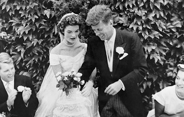 On this day in history, September 12, 1953, John F. Kennedy weds Jacqueline Bouvier in Newport, Rhode Island