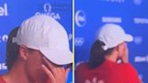 World No.1 walks out of interview in tears after heartbreaking Olympics defeat