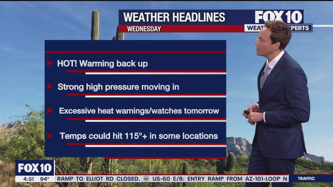 Arizona weather forecast: Hot temps in Phoenix ahead of Independence Day