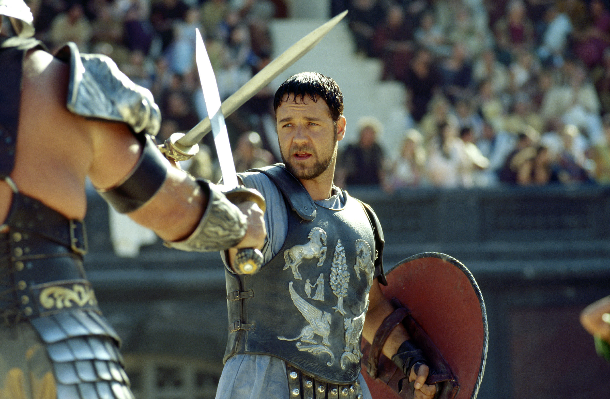 Ridley Scott Never Consulted Russell Crowe on ‘Gladiator 2’ and Hopes the Actor ‘Doesn’t Start B—-ing About’ It: ‘Why...