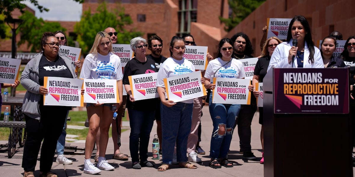 Nevada abortion-rights measure has enough signatures for November ballot, supporters say