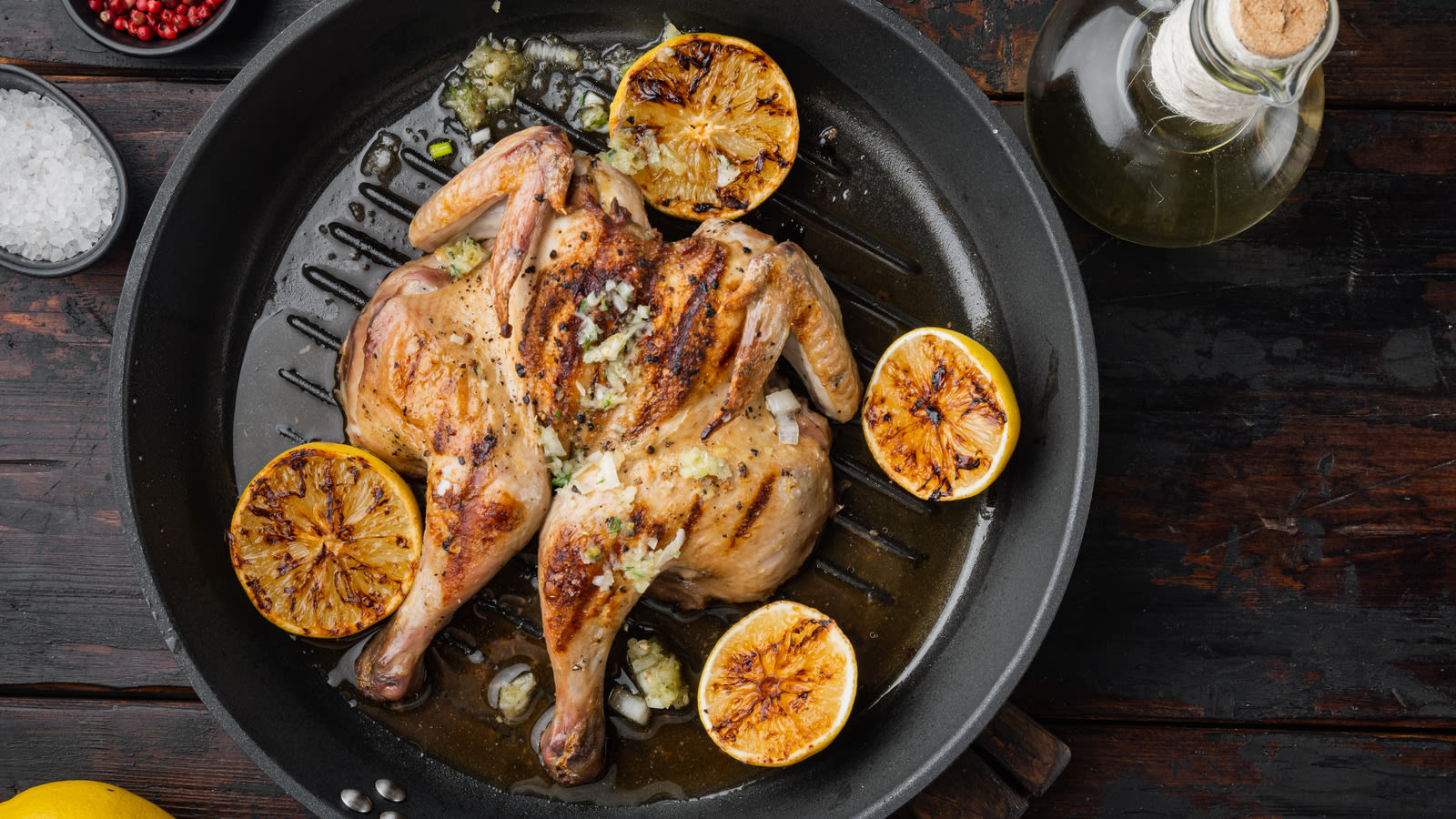 The Cast Iron Trick For Perfectly Grilled Chicken Every Time