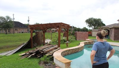 Homeowners assess damages, cities waive permit fees following Hurricane Beryl