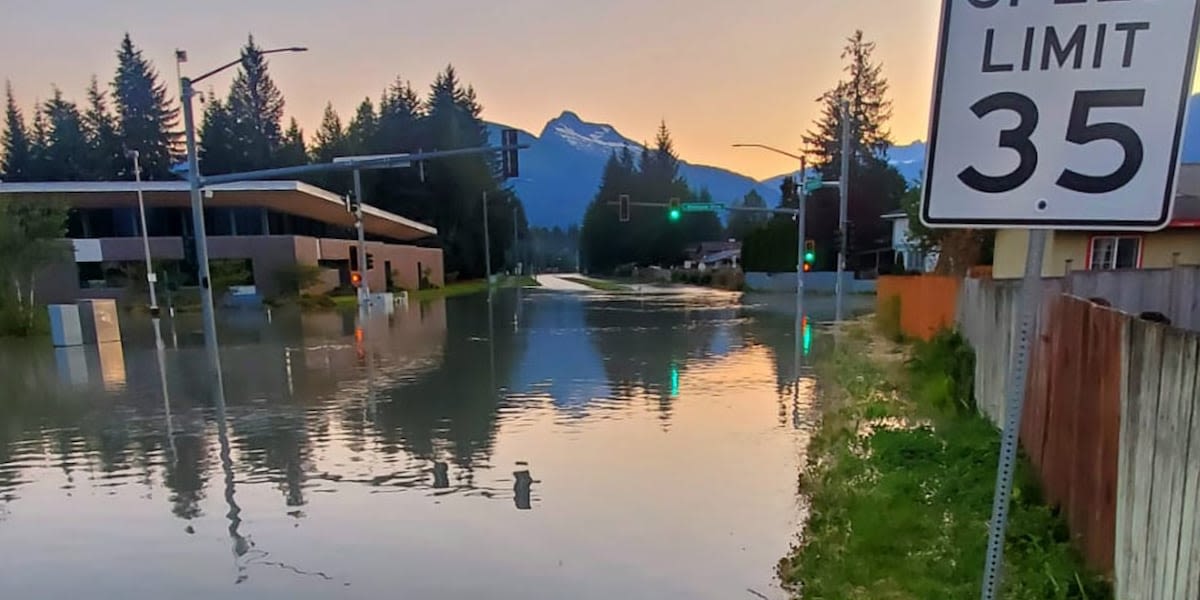 Historic flooding on Mendenhall River inundates neighborhoods as crest surpasses 15 feet