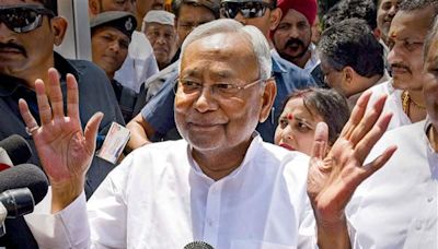 Bihar CM Nitish Kumar leaves for Delhi ahead of Lok Sabha election results