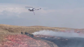 Fire crews working to contain brush fire that burned 373 acres north of Bakersfield