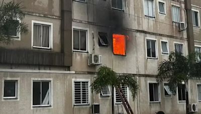 BA: homem é preso após atear fogo em apartamento e agredir companheira