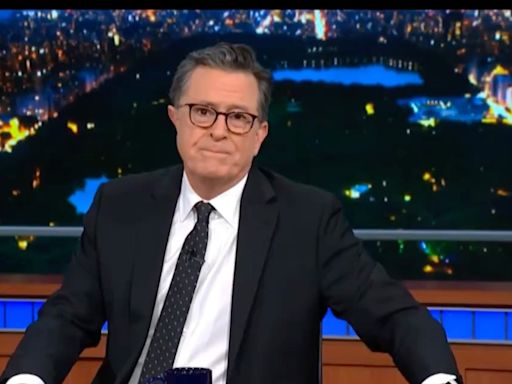 Stephen Colbert defiende a manifestantes universitarios a favor de Palestina