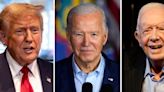 Donald Trump is running against Joe Biden. But he keeps bringing up another Democrat: Jimmy Carter