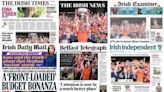 What the papers say: Monday's front pages - Homepage - Western People