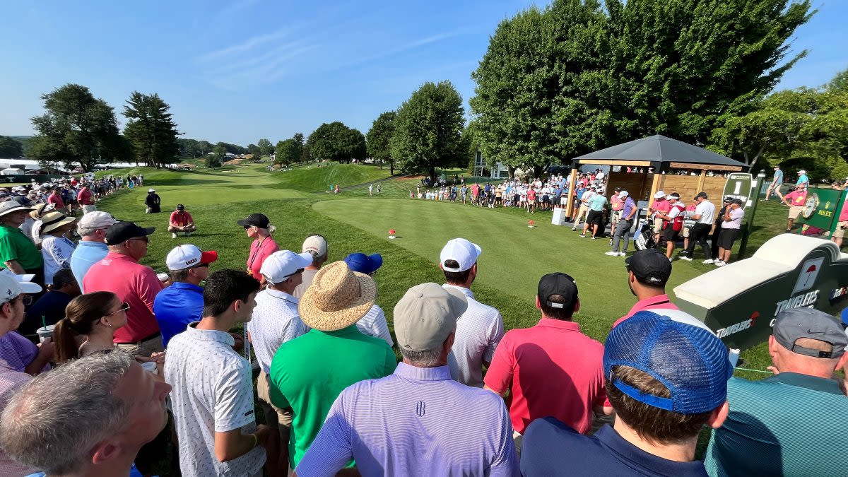 Travelers Championship Round 2 tee times moved up due to storm threat Friday