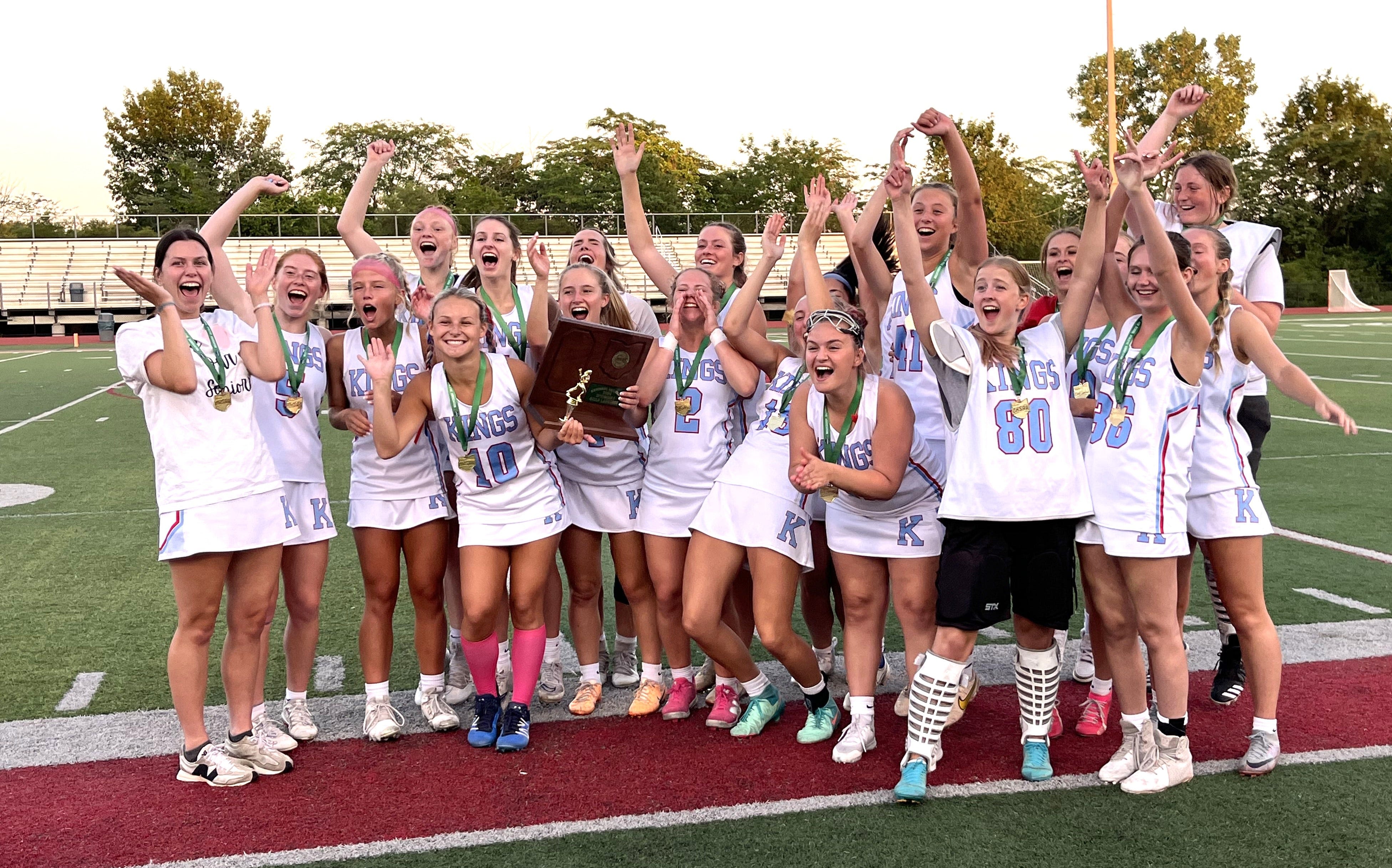 'We put in a lot of work:' Kings girls lacrosse finds redemption in first regional title