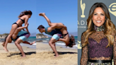 Canadian TV host Sangita Patel nails 'gutsy' fitness challenge on Greek holiday