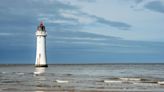 'Stunning sunset beach' with lighthouse just an hour from Manchester