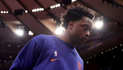 OG Anunoby struggles in brief return from injury in Knicks’ season-ender