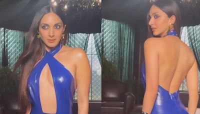 Sexy! Kiara Advani Slips Into a Backless Faux Leather Bodycon Dress, Hot Video Goes Viral - News18