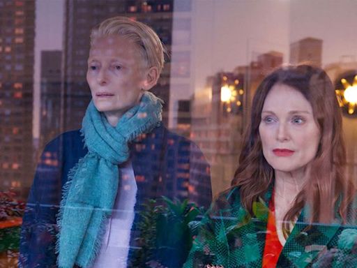 Julianne Moore and Tilda Swinton probe friendship and death in pensive “The Room Next Door”