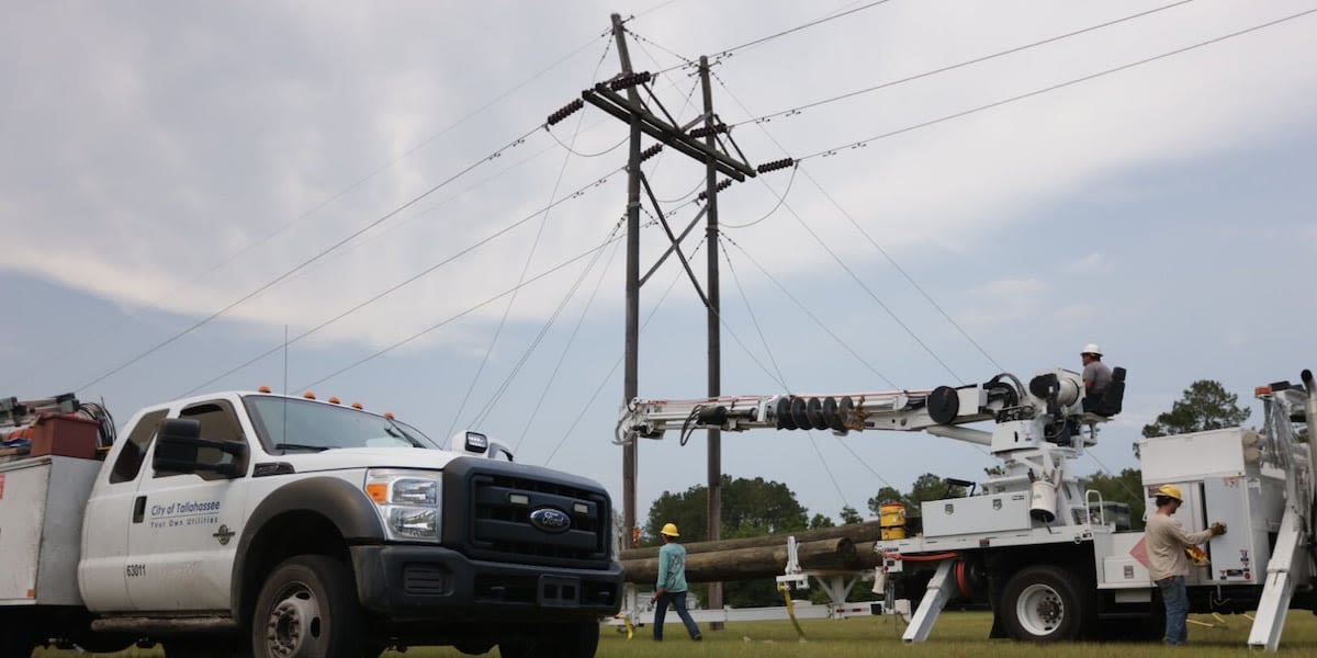 Electric mutual aid crews trek into Tallahassee as efforts to restore power continue