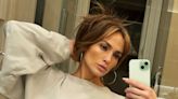 Jennifer Lopez Goes “Same Sweats, Different Day” in a Cropped Loungewear Set