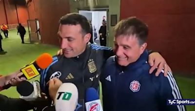 La emoción de Claudio Vivas por el reencuentro con Lionel Scaloni: "Fue una sensación única"