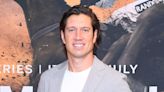 Vernon Kay cuts a dapper figure in a grey blazer and trousers