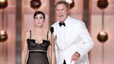 Kristen Wiig, Will Ferrell Just Couldn’t Be “Serious” on Golden Globes Stage: “It Smells Like Hot Sushi in Here”