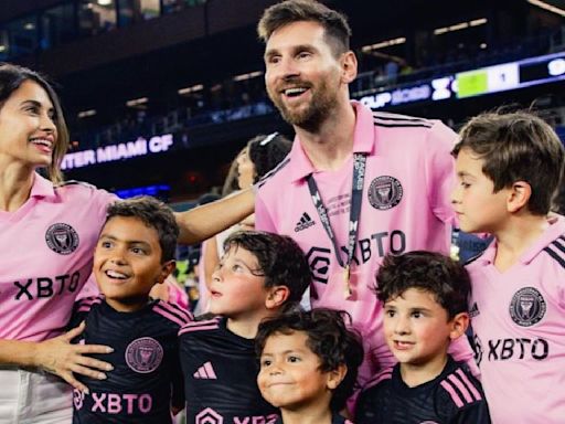 Lionel Messi’s Son Shows Off His NFL Skills Post Inter Miami CF Game; Fans React