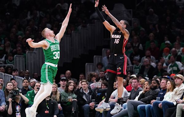 Heat make history from deep as Celtics drop Game 2 111-101