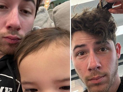 Nick Jonas Shows Off Fresh Buzzed Haircut While Spending Time With Adorable 2-Year-Old Daughter Malti: Photos