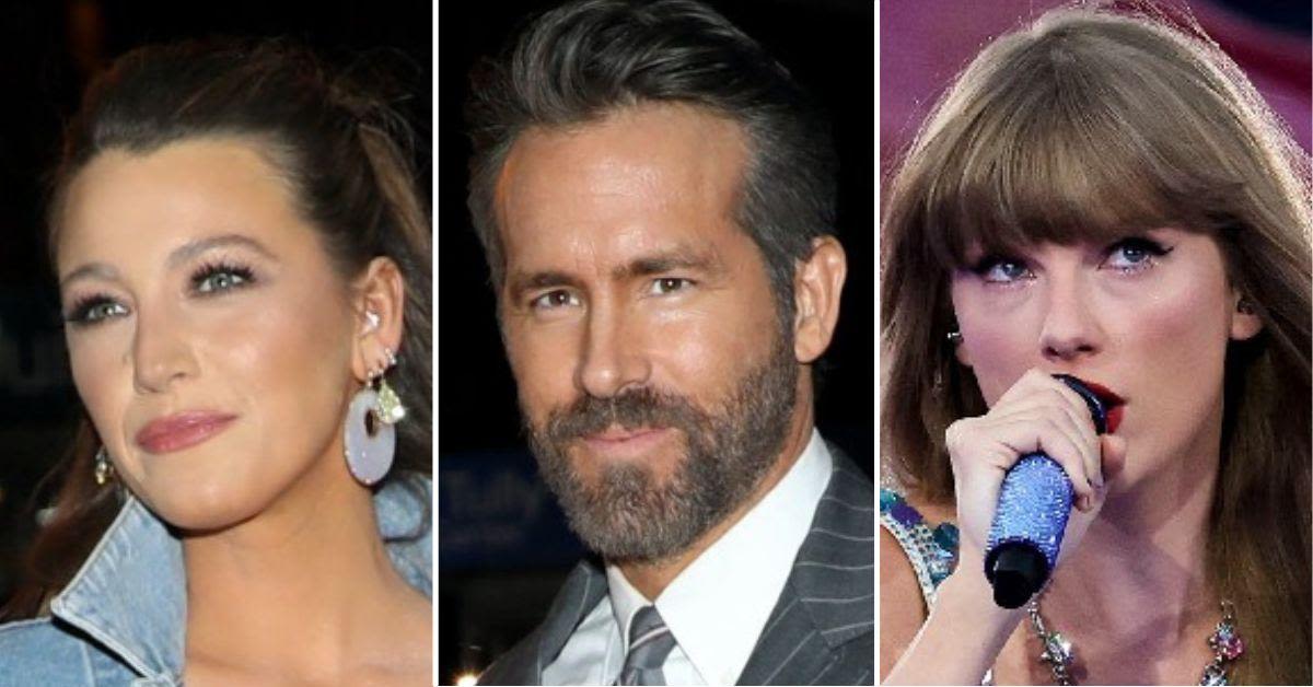 Blake Lively and Ryan Reynolds Share Sweet Kiss During Taylor Swift's Performance of 'Lover' in Madrid: Photos