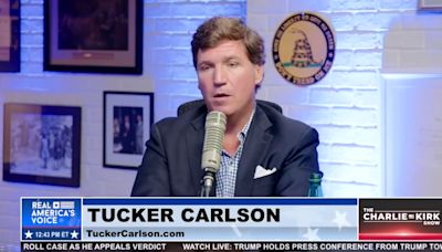 Tucker Carlson Responds to Backlash From Interviewing Historian Who Called Churchill ‘Chief Villain’ Of WWII: ‘That’s a Defensible...