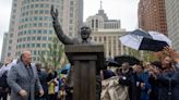 Martin Luther King Jr. statue unveiled at Hart Plaza ahead of anniversary march in Detroit