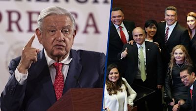 AMLO pide a senadores de oposición que aprueben reforma judicial... y no se dejen presionar por Claudio X. González