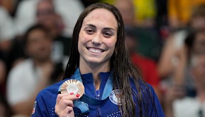 Sarasota swimmer grabs bronze in Paris Olympics, her second-ever medal