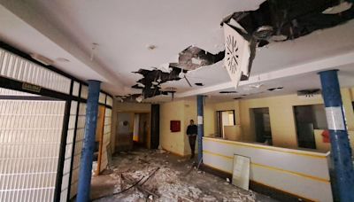 El imparable deterioro del viejo hospital de Murias